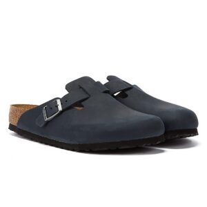 Birkenstock 059463 Boston Black, Oiled Leather