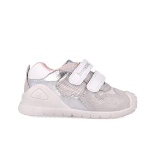 Biomecanics 252120, Scarpe da Ginnastica Bianco e Argento