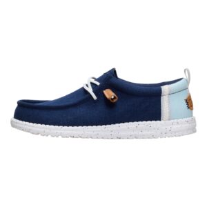 HEYDUDE Slip On Wally Summer Linen 4UX - Navy