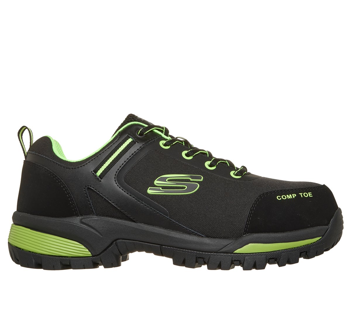Skechers For Work Gatlon Strigax 200188EC nero verde fluo